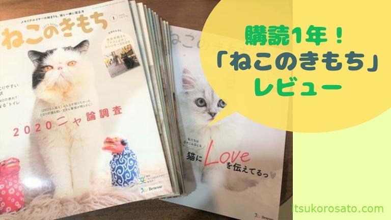 ねこのきもち は猫飼い初心者に記事も付録も役立つ雑誌 購読1年口コミレビュー にゃんこ２匹と一人暮らし