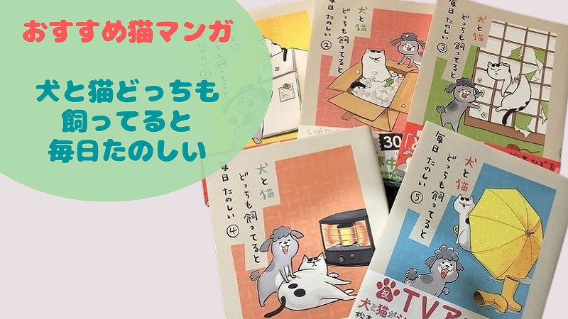 おススメ猫マンガ① 犬と猫どっちも飼ってると毎日楽しい